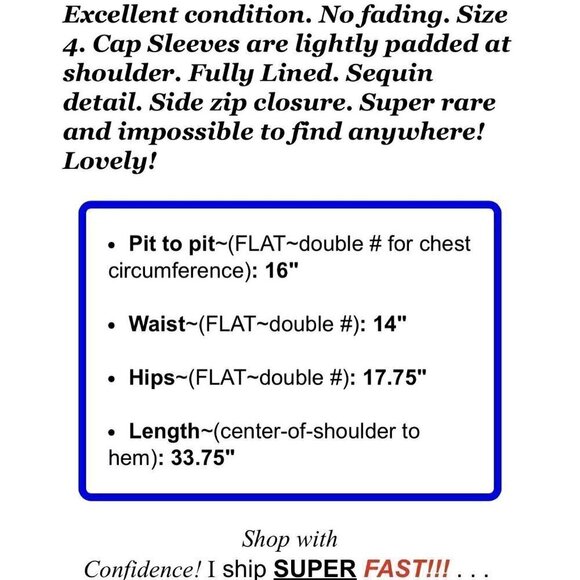 Laundry by Shelli Segal Sz 4 Black Sequin V Neck Formal Sheath Dress - Picture 8 of 8